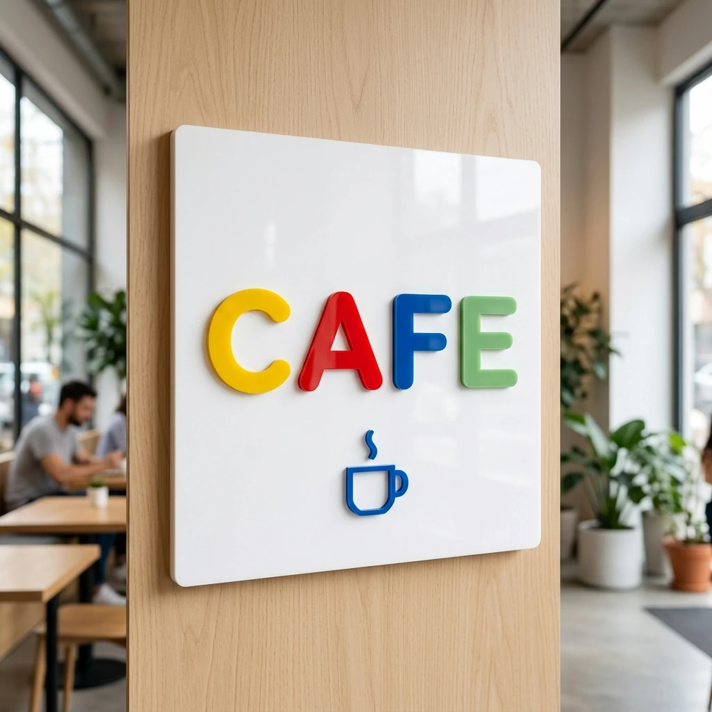 تابلو CAFE, کافه