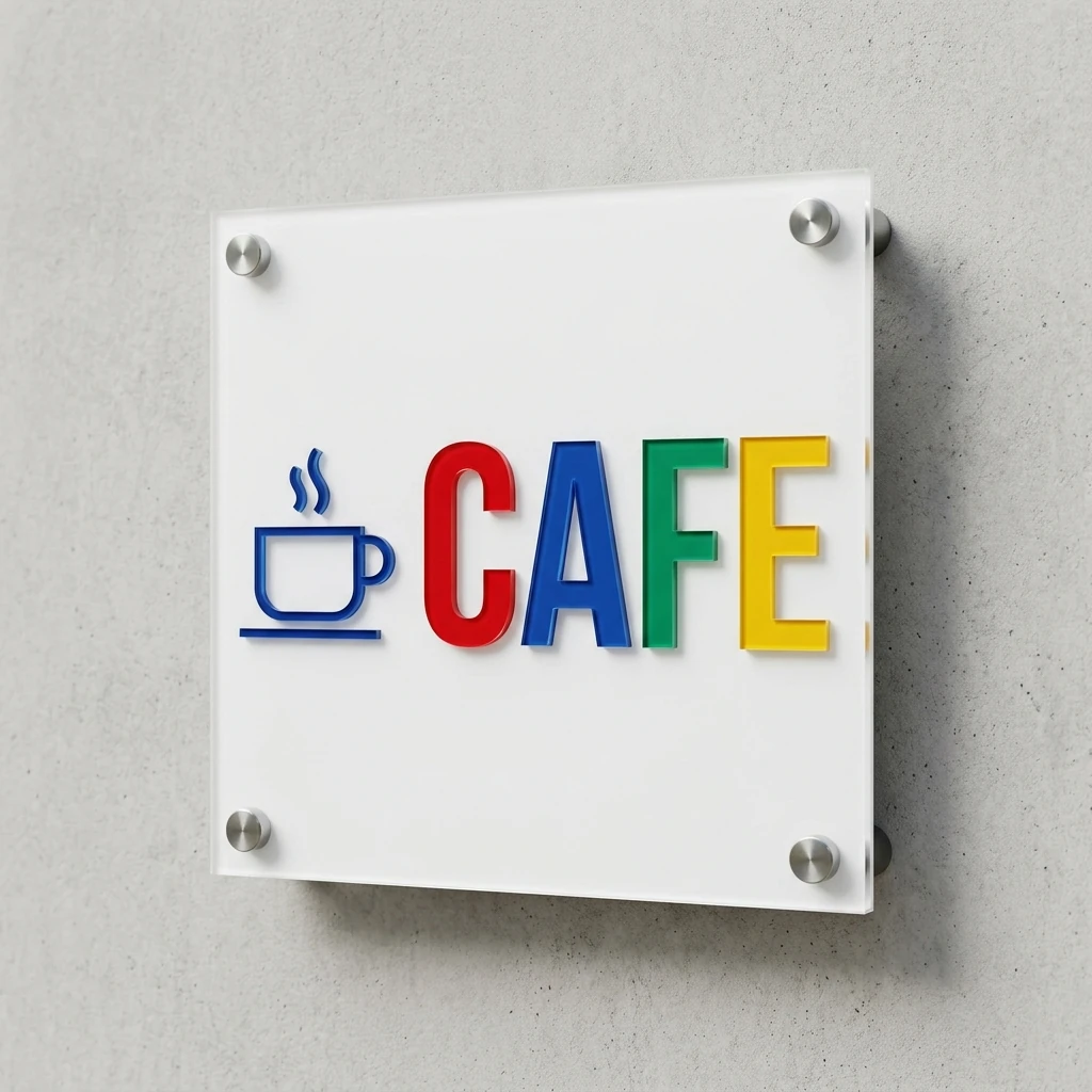 تابلو CAFE, کافه