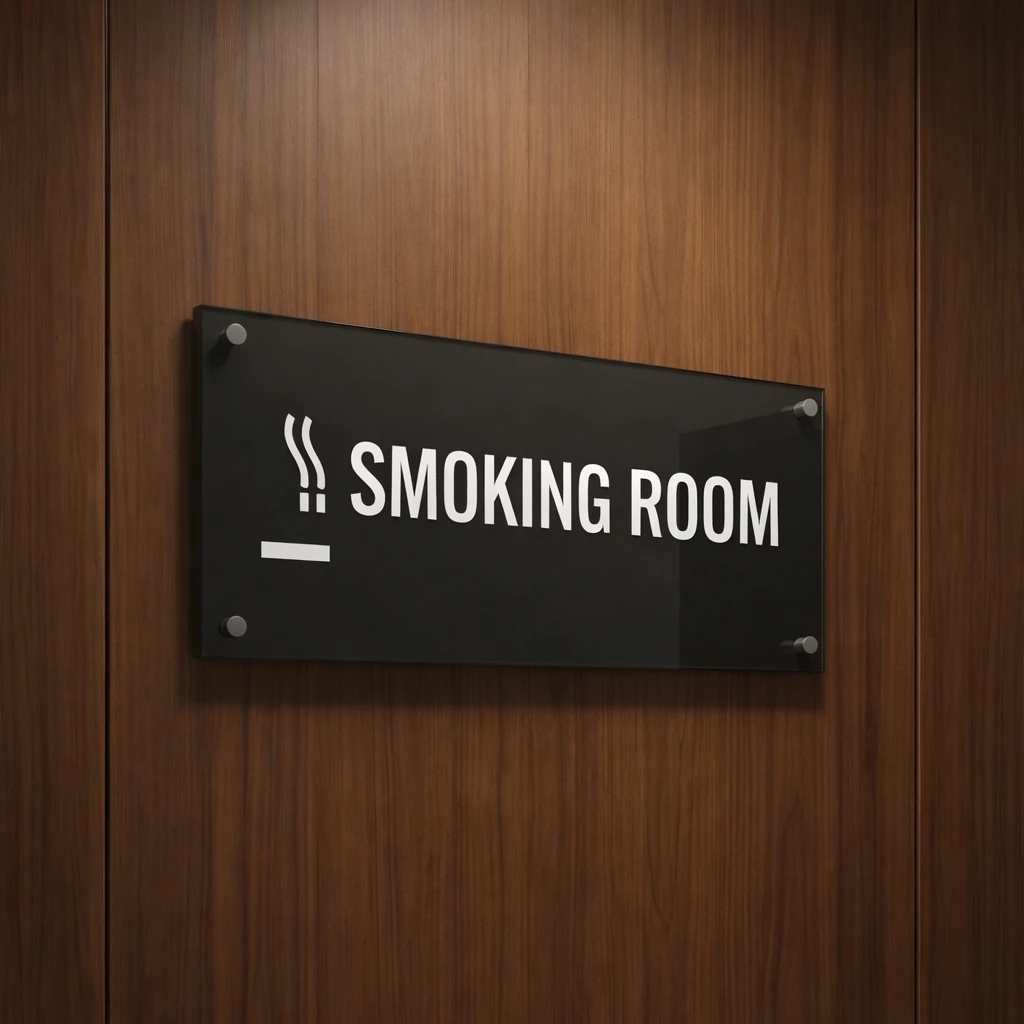 تابلو SMOKING ROOM