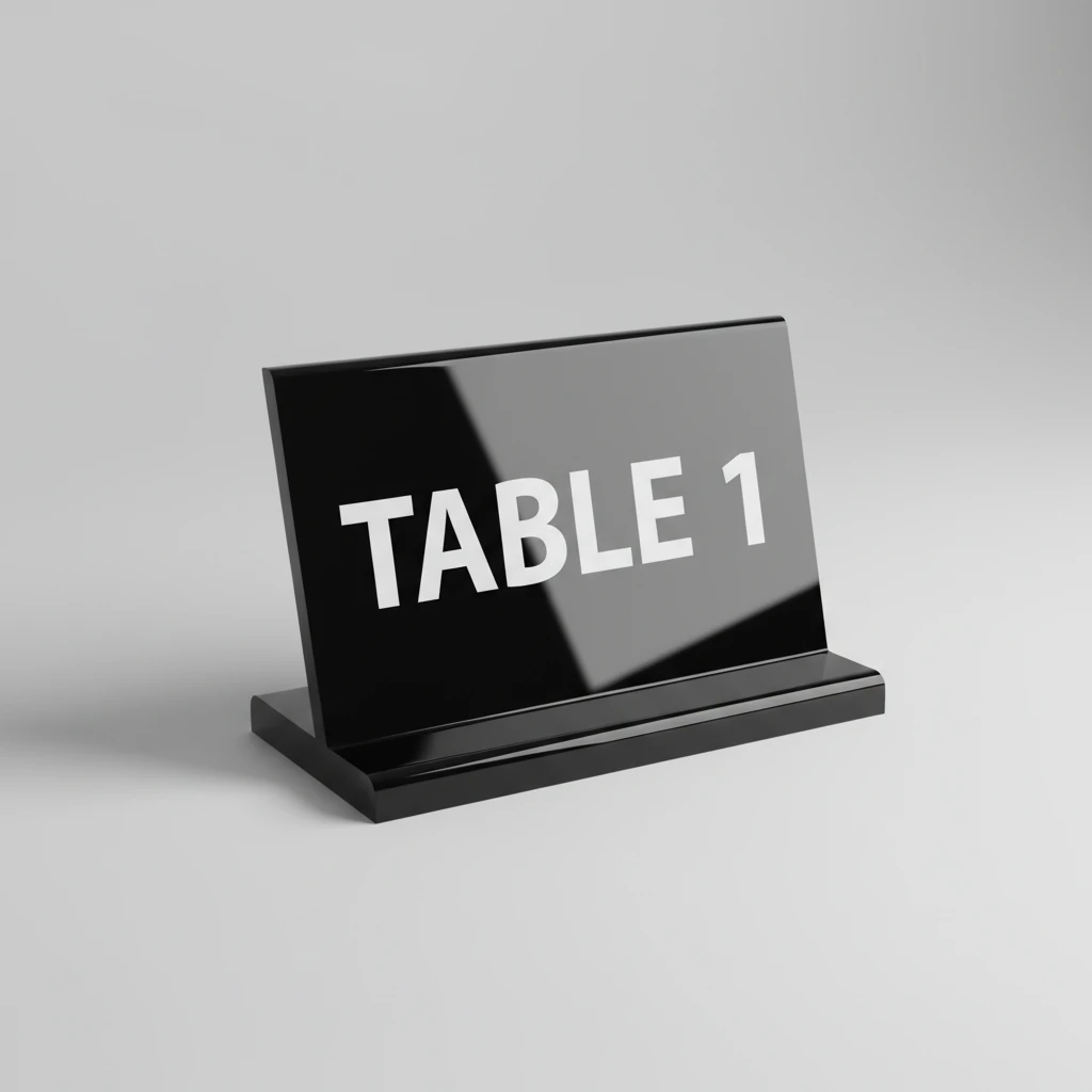 استند TABLE - شماره میز